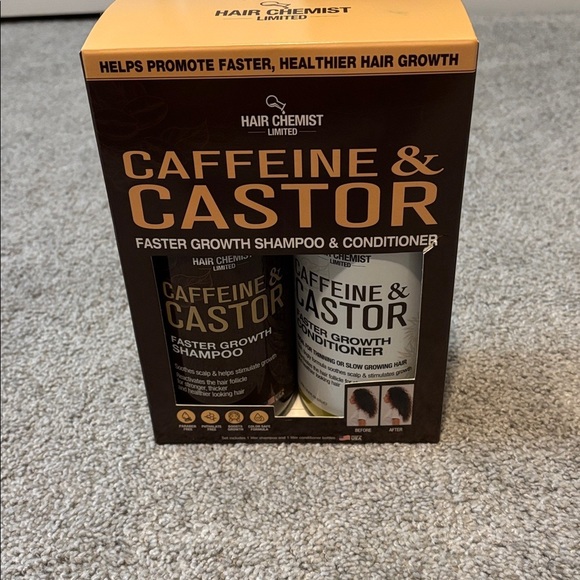 Hair Chemist Other - Hair Limited ~ Caffeine & Castor Faster Growth Shampoo & Conditioner New